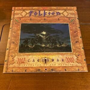 Vintage Y2K Tolkien Wall Calendar Ted Nasmith ISBN #0066211549 (2002) + Poster